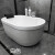 MROCBKBR免安装浴缸家用小户型老人可移动独立水疗迷你亚克力民宿成人浴缸 1_白色独立式 免安装 长120cm