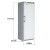 澳柯玛（AUCMA）零下20度-20至-25度300L升立式带锁冷冻柜冰柜带测温孔 DW-25L300 