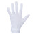 百舸 礼仪白色手套  马术白色手套检阅表演手套 三筋款1双