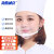 海斯迪克 HK-803 餐饮厨房口罩 防口水飞沫唾沫防喷嚏透明塑料口罩 200只 