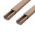 保安捷 PVC线槽 极细美观带胶走线槽 阻燃墙面电线保护套管双层加厚棕带胶15*10mm五米装（1m/根） BAJL0356