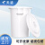 天迹 塑料圆桶 加厚水桶 发酵桶胶桶 200升【带盖】 白色