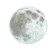 初我月球吊灯玻璃3灯星球灯户外月亮灯大号圆球创意装饰餐厅酒吧铺商 3D陨坑月球直径20cm(三色光)