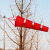 朋侪 风向袋 1.5米反光风向袋 防雨绸红白相间荧光反光侧方向验厂气象风向标