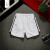 花花公子（PLAYBOY ICON）夏季速干短裤男生超短裤韩版潮流3分 白色 M90-105斤
