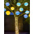 蒂尔洁星球灯彩灯闪灯串灯满天星户外防水亮化布置挂树上工程氛围装饰 【地球】 25厘米