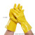 浸塑加厚橡胶工地防油防滑耐磨耐用干活用的防水劳保 黄色光面20只10幅