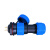 尚江XL17 工业航空插头连接器 10-12A 户外电缆防水IP68公母头套装插座 XL17-2芯12A（面板式） 