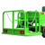 益美得 NSD-3005 电动三轮四桶车 物流保洁垃圾车环卫垃圾清运清洁车 可配4个240L塑料桶使用