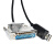 FTDI USB转DB25 公头25针 数控机床CNC FANUC RS232串口通讯线缆 DB9款(无芯片) 3m