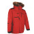 理联 LN-YRF001连帽短款白鸭绒羽绒服冬季保暖工作服 红色 L