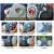 3M 防毒面具防甲醛防喷漆苯综合气体防尘面罩 灰色 6200+6057滤毒盒7件套