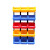 鲁峰 Lufeng 塑料组合式零件盒物料盒分类收纳盒斜口货架7号蓝色 610X410X220mm(4个╱组) 