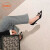 鞋柜（shoebox）达芙妮集团旗下单鞋女2024春夏新款尖头水钻法式黑色高跟鞋女细跟 黑色[专柜版7cm水钻] 37