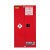 广立顺 防爆柜 锂电池危化品储存柜化学品酒精工业防火安全柜 60加仑红色