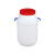 龙程塑料圆桶酵素桶加厚方形水桶工业储水化工桶定制 50L中圆桶无把