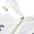 南极人美式短袖T恤男生潮牌ins夏季烫钻薄款开衫宽松潮流拉链连帽上衣服 白色 (码数偏小一码) XL