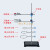 铁架台固定架(不含配件)铁三环蝴蝶十字夹烧瓶夹冷凝管夹 十字夹