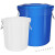 圆形垃圾桶大容量商用大号环卫户外厨房餐饮超大型无盖带盖收纳桶 280升无盖垃圾桶(装约320斤水)