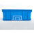 塑料箱子长方形加厚加大物流箱加高箱子储物收纳盒养龟池周转筐框 外560*415*255 蓝色