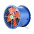 定制轴流风机220v强力管道式厨房工业通风机低噪声380V 7-4中速/380V管道式2