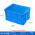 加厚塑料箱长方形周转箱胶箱筐收纳盒带盖储物流运输箱配件工具箱 500-300箱（560*420*310） 白色+盖（加厚新料）