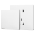 开关插座荟绎白色10A五孔USB一开空调家用套餐 一位单控开关