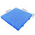 JN JIENBANGONG 加厚塑料托盘仓库垫板塑胶卡板地台板网格栈板防滑防潮板地垫 圆形孔蓝色500*500*50mm