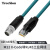 TreeSion 树行工业以太网M12网线RJ45/X-Code转D-Code屏蔽工业网线 M12 X-Code转RJ45/千兆网线 2米