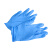 迈恻亦一次性丁腈级专用加厚耐用型厨房蓝色橡胶丁晴100只 蓝色16英寸-净化无粉丁腈手套 100只/袋装 M