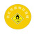 AP 龙腾 PP背胶 29.5*29.5cm 20张/件 维保一年 单位：件 货期7-10天 定制 氧化性废物垃圾桶标识 黄色
