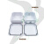 铸固 R型abs塑料防水盒 户外防水接线盒监控室外防水盒分线盒 RT150*110*70