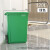 YYN商用无盖垃圾桶大容量2023厨房超大方形餐饮40大号20L 60L绿色正方形桶