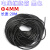 电线收纳管包线管理线器螺旋保护套缠绕管绝缘束线管6mm8mm10mm 4mm(黑色)20米