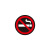 定制适用创意个性亚克力私家车内禁止吸烟提示牌滴滴车提醒车贴汽车装饰贴 禁烟5*5CM 14x5cm