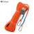 高空作业安全绳套装 户外安装空调 工地施工作业保险绳12mm RL195 橘色20米