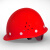 美安明安全帽工地施工 加厚新国标ABS防砸透气工程建筑免费印制红色