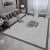 北欧客厅地毯ins式地毯现代简约茶几毯沙发毯卧室家用毯 轻奢客厅-黑菱形格子 宽80长120CM