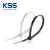 KSS尼龙扎带耐低温耐寒扎线带UL认证进口凯士士黑色/白色扎带绑带 白色 CV-200L（7.6*200mm）100条
