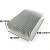定制铝散热片功放散热器大功率密齿铝型材散热器DIY定制 100*69*27单切白色