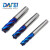 DAFEI65度4刃铣刀蓝色纳米涂层四刃平底刀CNC立铣刀锣刀钨钢铣刀合金2.0*4*5*50