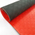 迪茵 防滑垫橡胶PVC脚垫地毯门厅厨房楼梯防水地垫门垫车间仓库地胶垫 红色铜钱形2.5mm厚1.2米宽1米长