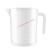 塑料量杯 量杯带刻度水壶水筒奶茶店专用烘焙耐高温带盖塑料计量杯JYH 2000ml带盖量杯