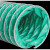普力捷高温软管绿色三防布风管耐高温200度排烟管伸缩帆布软管排风管道 直径850mm*8米1根 定制