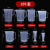 量杯 塑料 量杯量桶有盖子塑料透明带刻度厨房烘焙奶茶机油5000mlMSY 3000ml