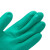 冰禹 BYQ-909 工业清洁橡胶手套 耐用耐磨丁腈手套 防水保洁工作劳保手套 XL码33cm 绿色1双