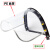 有机玻璃面屏透明头盔防冲击安帽打磨面罩 隔热防雨分体式面罩 ABS塑料弹簧支架