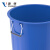 添亦 大号圆桶塑料水桶加厚储水桶圆形大容量水桶发酵桶 200升蓝色（无盖）