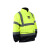 代尔塔 404012 安全服衣服安全交通户外通勤高能见度工作上衣 荧光黄拼海军蓝 XXL码 1件装