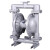 气动隔膜泵QBY-50不锈钢铝合金PP耐腐蚀压污水胶启动水泵 QBY-80铝合金+特氟龙F24